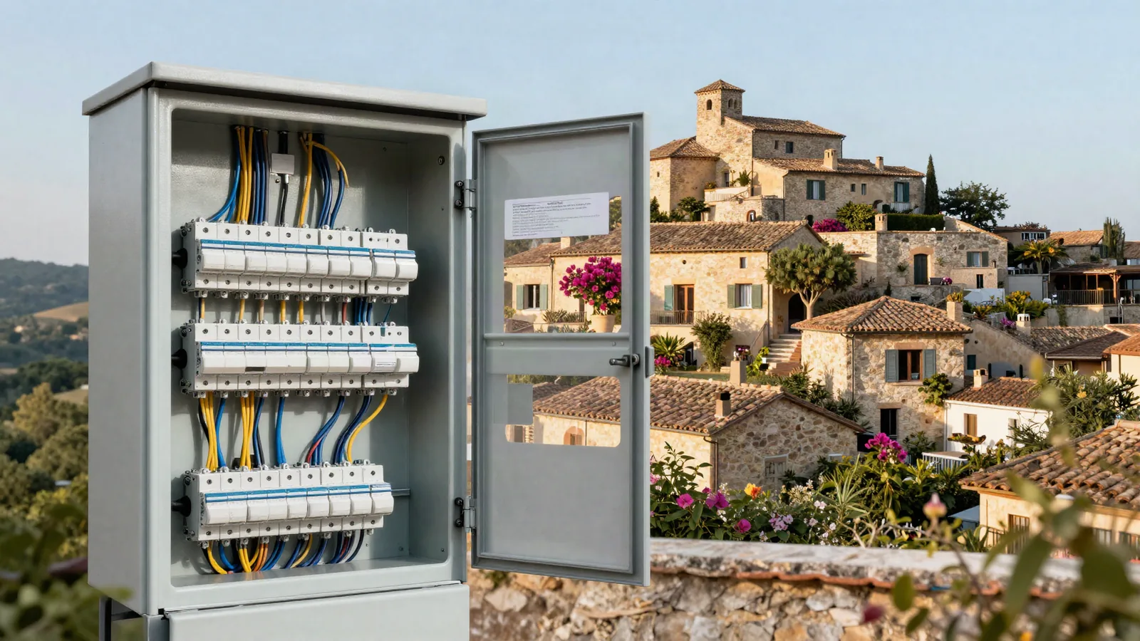 Alimentation électrique abri de jardin et pool house : tracé enterré et protection