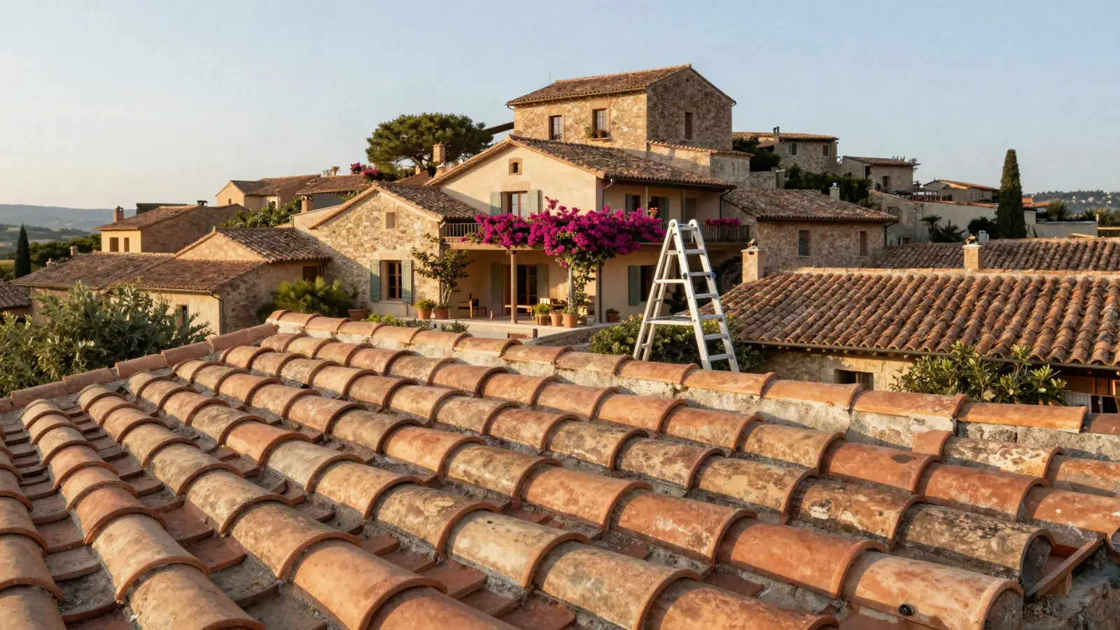 Prix d&rsquo;une réfection de toiture à Grimaud : tuile canal, charpente et zinguerie